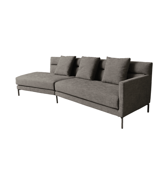 Amando angled armless sofa - right – image 1