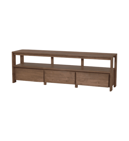 Fissure II tv cabinet with 3 drawers, 1 open shelf – image 1