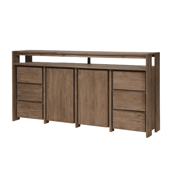 Fissure II sideboard with 2 doors, 6 drawers, 1 open shelf – image 1