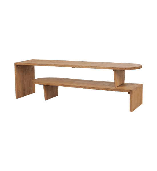 Lekk curved extendable tv rack – image 1