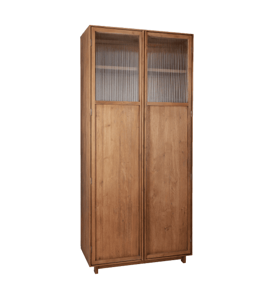 Motion cupboard with 2 textured glass doors – image 1