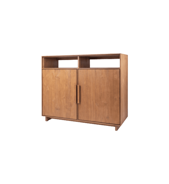 Essentials sideboard with 2 doors, 1 open shelf – image 1