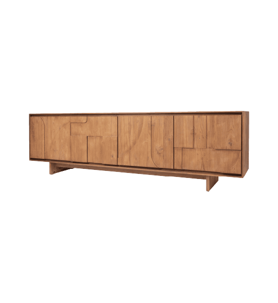 Ace tv cabinet with 4 doors – image 1