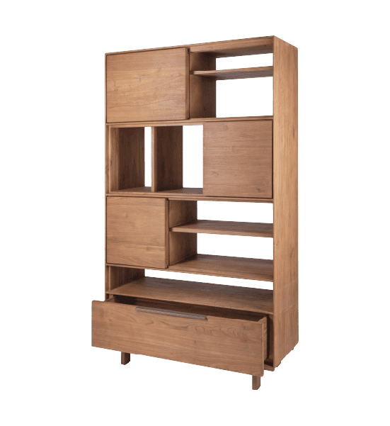 Grace rack with 3 sliding doors, 1 drawer – image 1