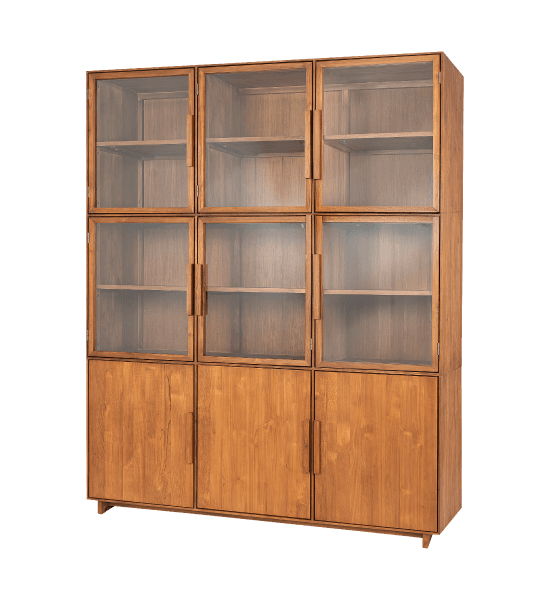 Hopper showcase with 3 doors – image 1