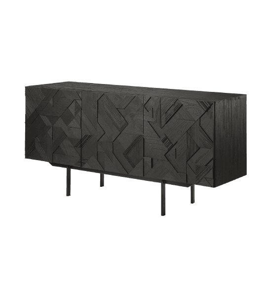 Graphic sideboard with 3 doors – image 1