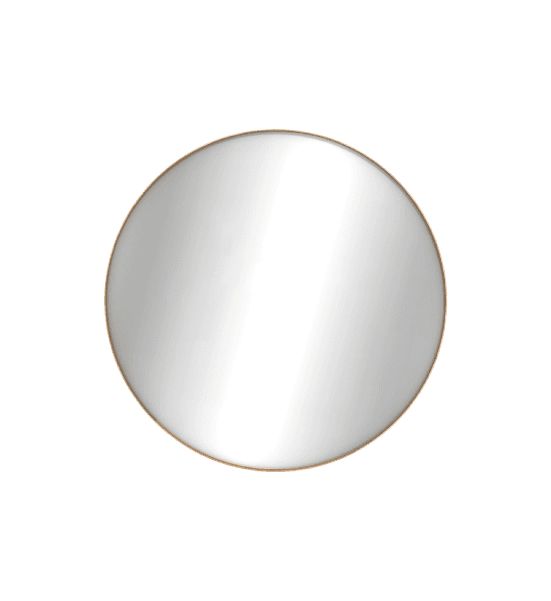 Sophisticated wall mirror - round – image 1