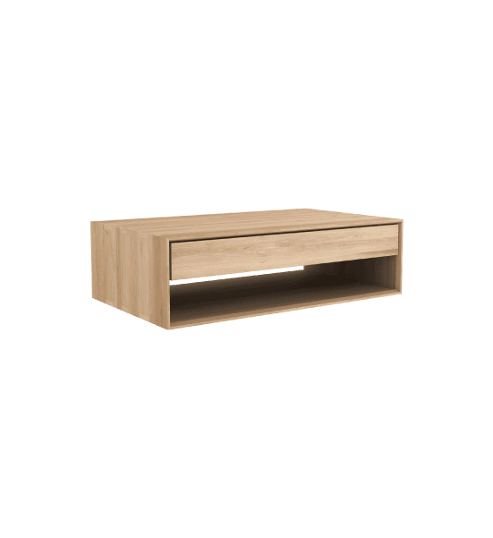 Nordic coffee table with 1 drawer – image 1