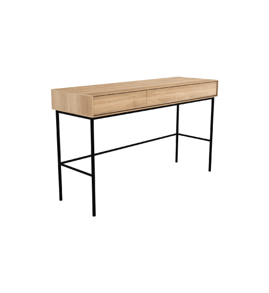 Whitebird desk with 2 drawers – image 1
