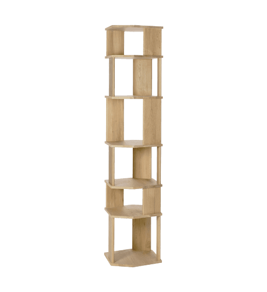 Stairs open rack with 6 shelves – image 1