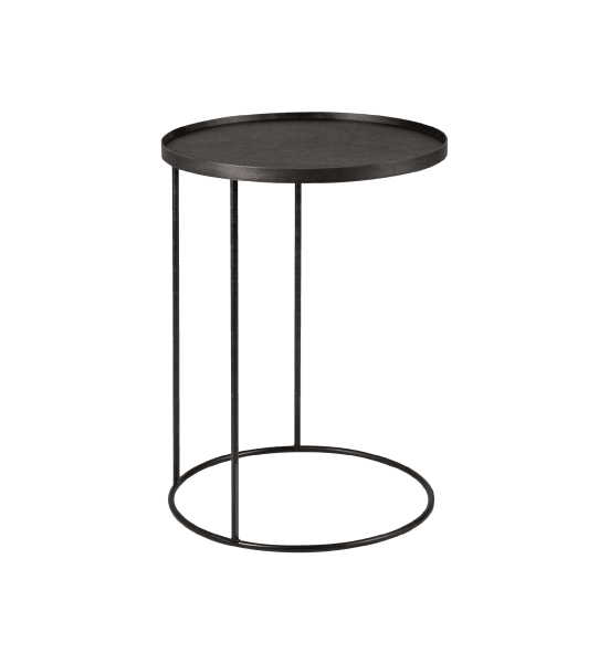 Voyage tray side table - round – image 1