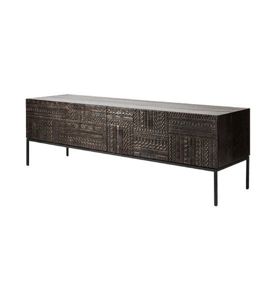 Ancestors tabwa tv cabinet with 1 flip-down door, 1 drawer – image 1