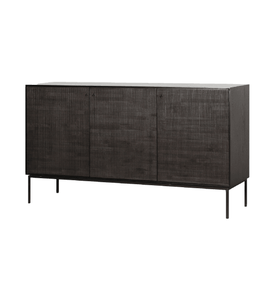 Grooves sideboard with 3 doors – image 1