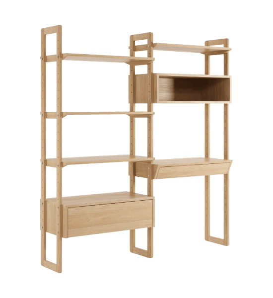 Crena wall shelf unit - double – image 1