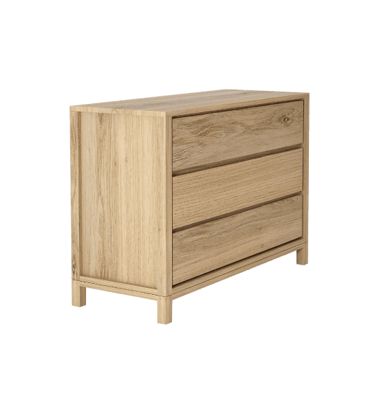 Solid chest of 3 drawers – image 1