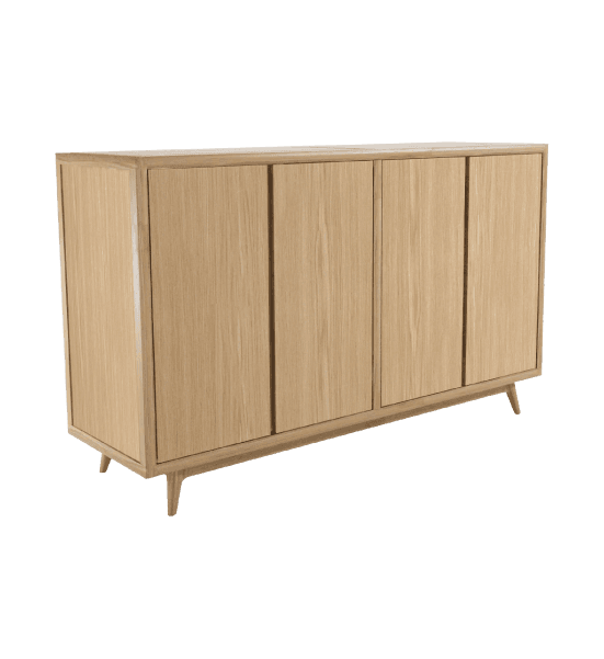 Vintage shoe cabinet with 4 doors – image 1